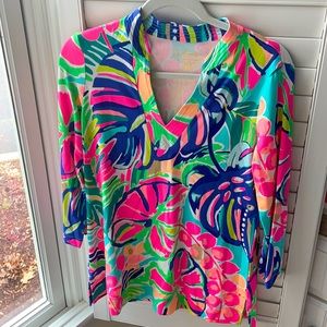 Lilly Pulitzer Spandex Cover Up Top